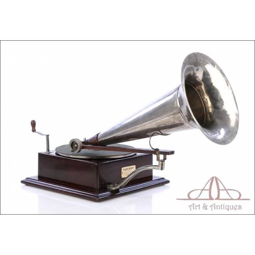 Antique Berliner 4 Gramophone - Phonograph. France, 1902-1905