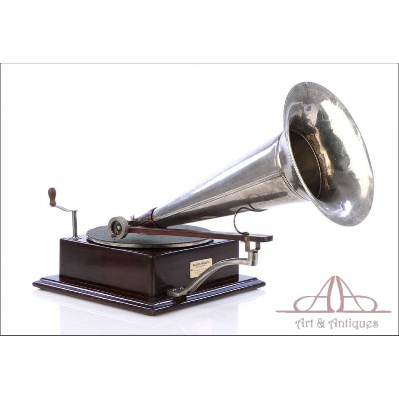 Antique Berliner 4 Gramophone - Phonograph. France, 1902-1905
