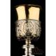 Antique Chalice. Napoleonic Empire Style. Solid Silver. France, 1818-38