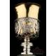 Antique Chalice. Napoleonic Empire Style. Solid Silver. France, 1818-38