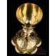 Antique Gilt Silver Chalice. With medallions on the base. France, Circa 1900