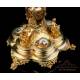 Striking Antique Gilt-Silver Monstrance with Enamels. France, Circa 1890