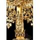 Striking Antique Gilt-Silver Monstrance with Enamels. France, Circa 1890