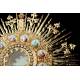 Striking Antique Gilt-Silver Monstrance with Enamels. France, Circa 1890