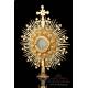 Striking Antique Gilt-Silver Monstrance with Enamels. France, Circa 1890