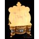 Antique Gilt-Metal and Enamels Church Bookstand. France, Circa 1900