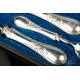 Antique Silver Serving Cutlery Set, y Veyrat. Paris, Circa 1840