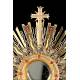 Striking Solid Silver Monstrance. Italy, Circa 1950. 100% Silver