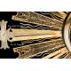 Striking Solid Silver Monstrance. Italy, Circa 1950. 100% Silver