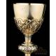 Antique Gilt-Silver Chalice with Paten. 100% Silver. France, 19th Century