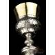Very Antique Spanish Solid-Silver Chalice, 100% Silver. Spain, Circa 1770