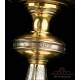 Antique and Elegant Gilt Silver Ciborium. 100% silver. France, Circa 1900