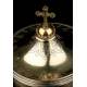 Antique and Elegant Gilt Silver Ciborium. 100% silver. France, Circa 1900