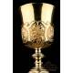 Baroque Chalice. Gilt Silver. 19th Century. Circa 1880. France. 100% Silver