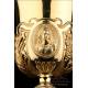 Baroque Chalice. Gilt Silver. 19th Century. Circa 1880. France. 100% Silver