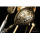 Striking Antique Solid Gilt-Silver Cutlery Set by Odiot. Paris, Circa 1900