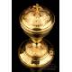 Antique Gilt Silver Ciborium. Paris, France. 1819-1838