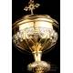 Antique Two-Colored Solid-Silver Ciborium. France, Circa 1900