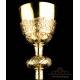 Antique Gilt Silver Chalice with Silver Paten. France, Circa 1900