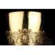 Antique Gilt Silver Chalice with Silver Paten. France, Circa 1900