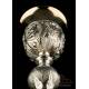 Very Rare Solid Silver Chalice and Cruets Set. France, Circa 1860