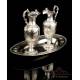 Very Rare Solid Silver Chalice and Cruets Set. France, Circa 1860