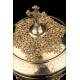 Extraordinary Gilt Silver Ciborium with Enamels. France, Circa 1900