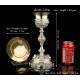 Extraordinary Antique Solid-Silver Chalice. Storing Case. France, Circa 1880