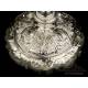 Extraordinary Antique Solid-Silver Chalice. Storing Case. France, Circa 1880