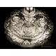Extraordinary Antique Solid-Silver Chalice. Storing Case. France, Circa 1880