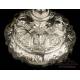 Extraordinary Antique Solid-Silver Chalice. Storing Case. France, Circa 1880