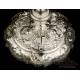 Extraordinary Antique Solid-Silver Chalice. Storing Case. France, Circa 1880