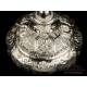 Extraordinary Antique Solid-Silver Chalice. Storing Case. France, Circa 1880