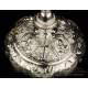 Extraordinary Antique Solid-Silver Chalice. Storing Case. France, Circa 1880