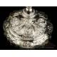 Extraordinary Antique Solid-Silver Chalice. Storing Case. France, Circa 1880