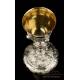 Extraordinary Antique Solid-Silver Chalice. Storing Case. France, Circa 1880