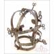 Authentic Inquisition Torture Mask. Spectacular and 100% Original. Rome, 1810