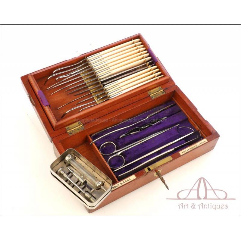 Antique Medical Surgery Tool Set. Arnold & Sons. England, Circa 1900