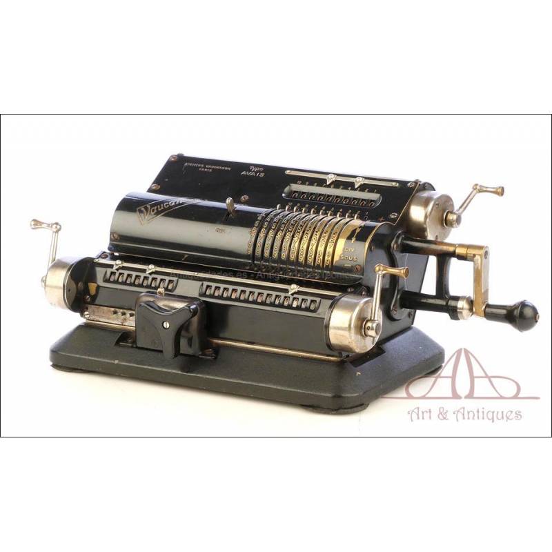 Antique Vaucanson AVA13 Calculating Machine. France, 1930s