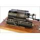 Antique Lipsia Mod. 1 Mechanical Calculator. Germany, Circa 1920