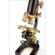 Amazing Antique Professional Leitz Wetzlar Microscope. Germany, 1906