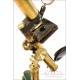 Antique W.A. Jones Microscope. England, circa 1870