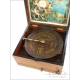 Antique Polyphon Music Box with 15 Disks. Switzerland, 19th Century