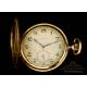 Antiguo Reloj de Bolsillo Longines en Oro de 18K. Suiza, Circa 1920