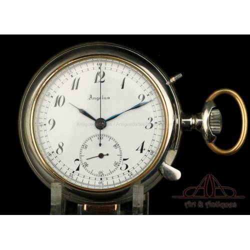 Antique Repeater Angelus Pocket Watch with Chronometer. Switzerland, Circa 1900