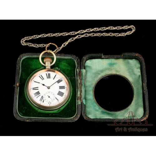 Antique 65mm-Diameter Pocket Watch. France, Circa 1900