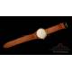 Duward Gentlemans Wristwatch. 21 Rubies. Gilt metal. Switzerland, 1960s