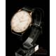 Sandoz 40 mm Gentlemans Wristwatch. 21 Rubies. Switzerland, 1960s