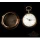 Antique Verge-Fusee Pocket Watch. Double Casing. England, Circa 1760