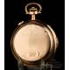 Antique Gold Minute-Repeater Pocket Watch + Chronometer. Switzerland, Circa 1910